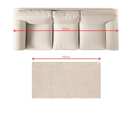 Dywan Solaro cream/camel 80x150 cm, 80x150 cm