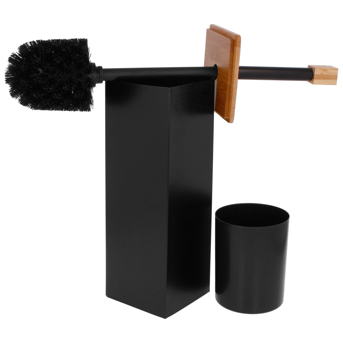 Szczotka toaletowa do czyszczenia WC toalety czarna stalowa BRUNBESTE