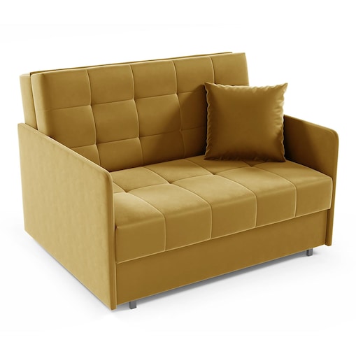 Kanapa Amerykanka York II pikowana, tkanina Kronos 01