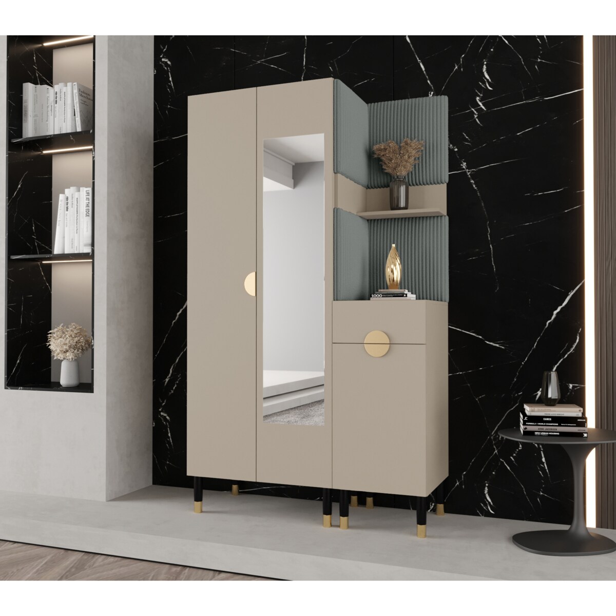 Garderoba do przedpokoju Abiks PALERMO 16 kaszmir+poso60