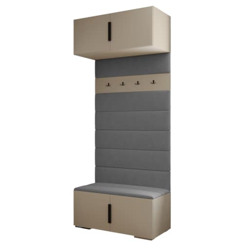 Garderoba do przedpokoju INOVA 1 kaszmir+czarny+manila16