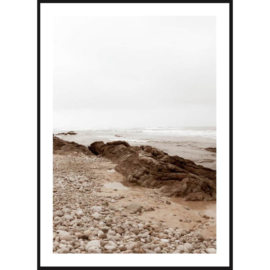 Poster Story, Plakat, Obraz - Kamienista Plaża, wymiary 70 x 100 cm