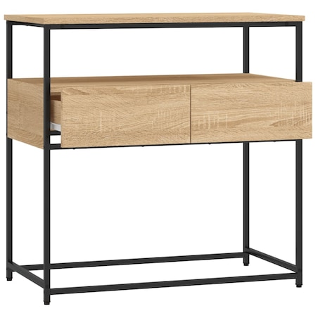 vidaXL Stolik konsolowy Sonoma Oak 75x40x75 cm Drewno konstrukcyjne