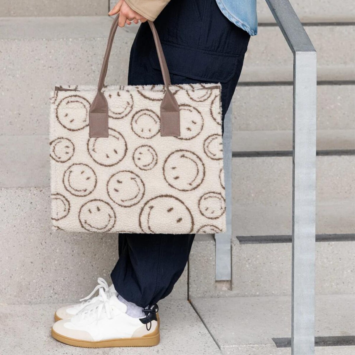 Torba DAILY SHOPPER, smiley® teddy chocolate