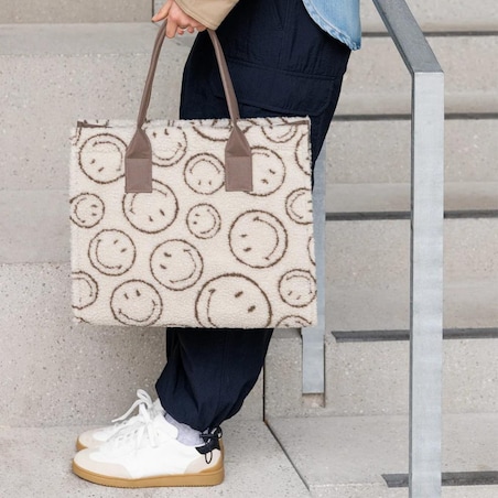 Torba DAILY SHOPPER, smiley® teddy chocolate