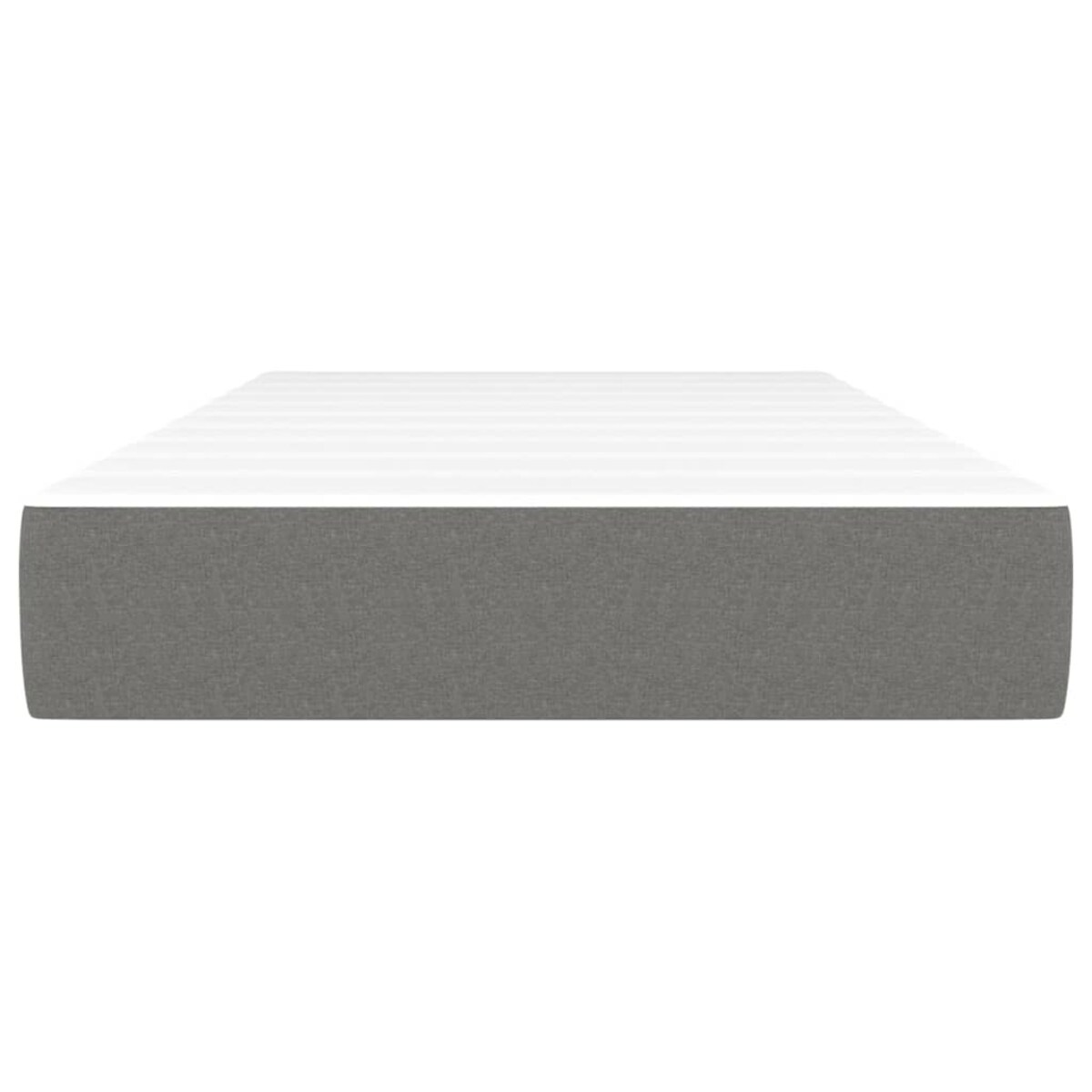 vidaXL Materac kieszeniowy, ciemnoszary, 80x200x20 cm, tkanina