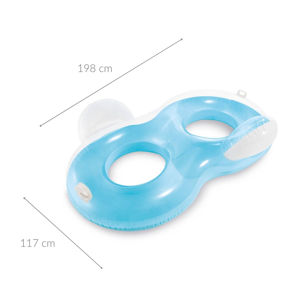 Nadmuchiwane siedzisko do basenu, podwójne, INTEX