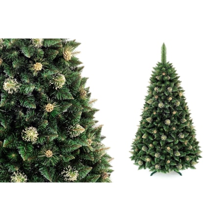 Choinka sztuczna Sosna złota z kryształkami