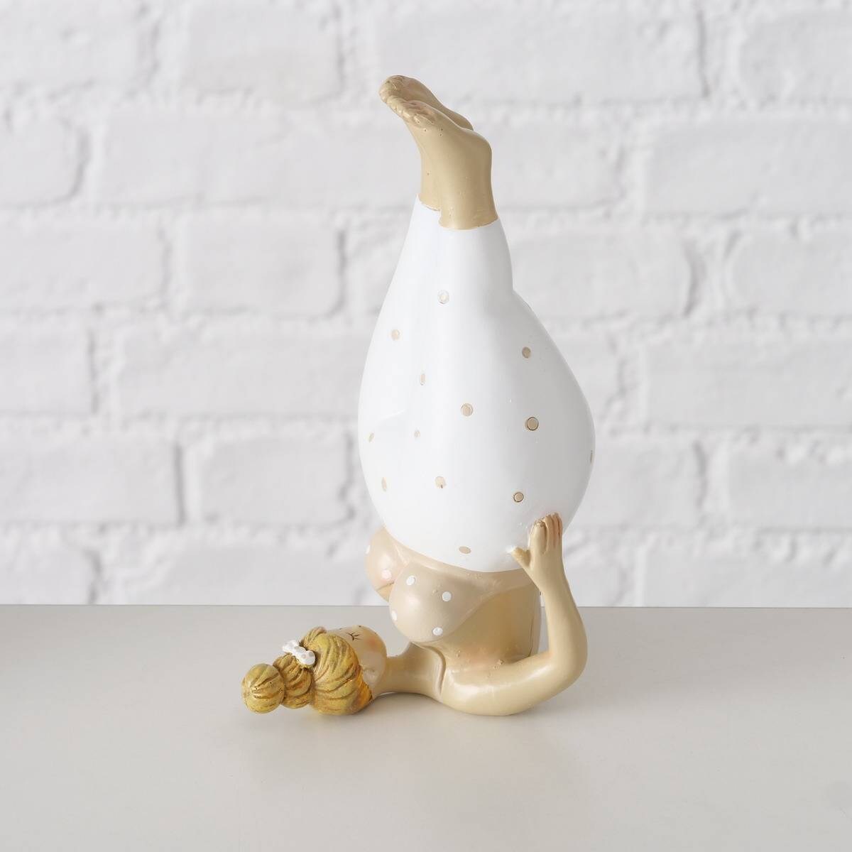 Figurka porcelanowa Joga, kobieta, 22 cm