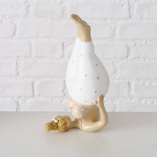 Figurka porcelanowa Joga, kobieta, 22 cm