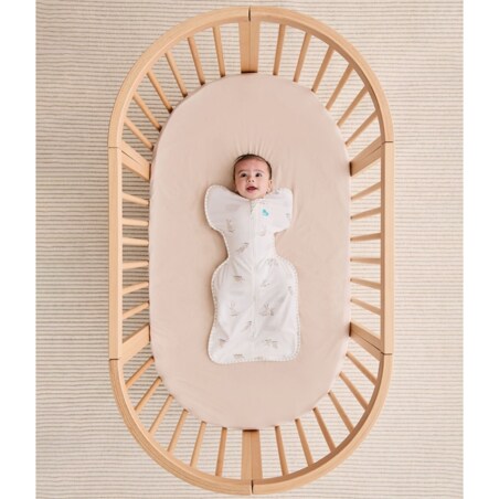 Otulacz Swaddle UP -rozmiar XS - kremowy, króliki ETAP1 - 1 TOG Original