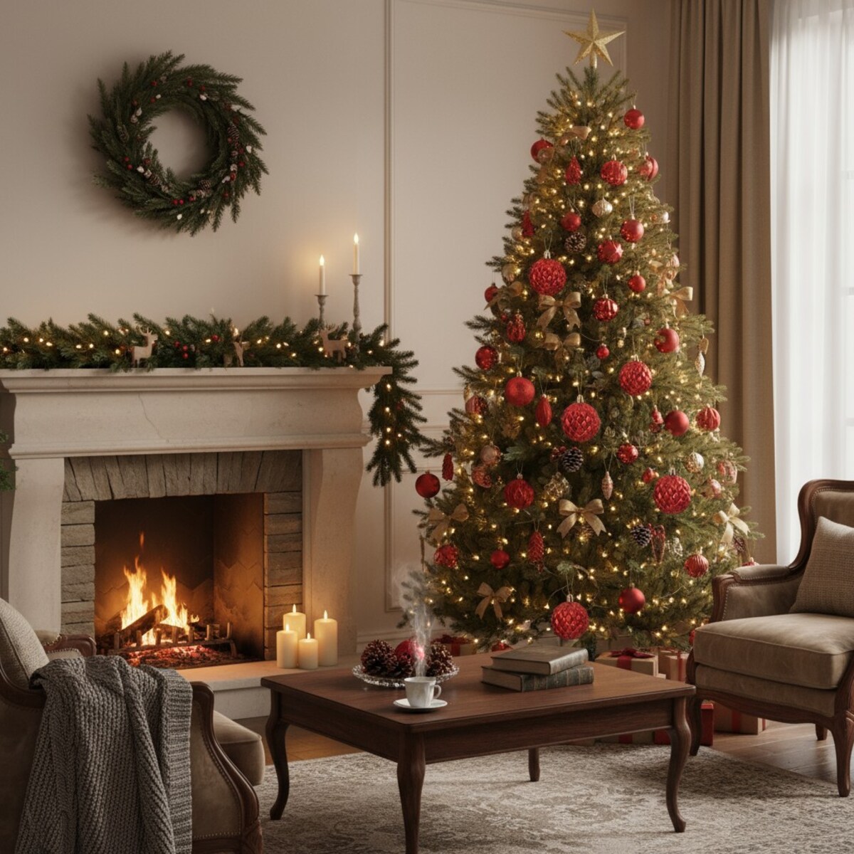 Bombki świąteczne 6 cm, 35 szt.