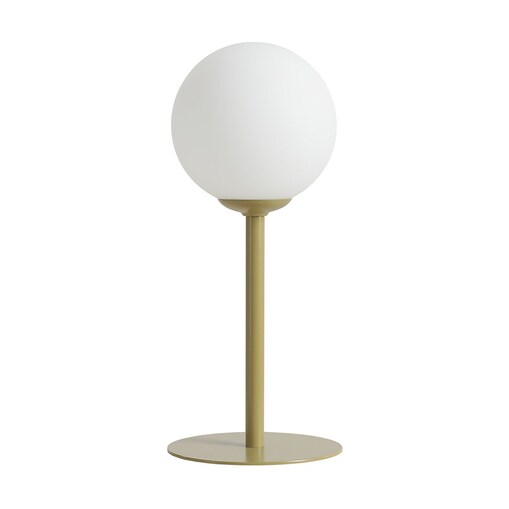 Loftowa lampa stołowa Pinne 1080B12 Aldex na biurko szklana ball zielona biała