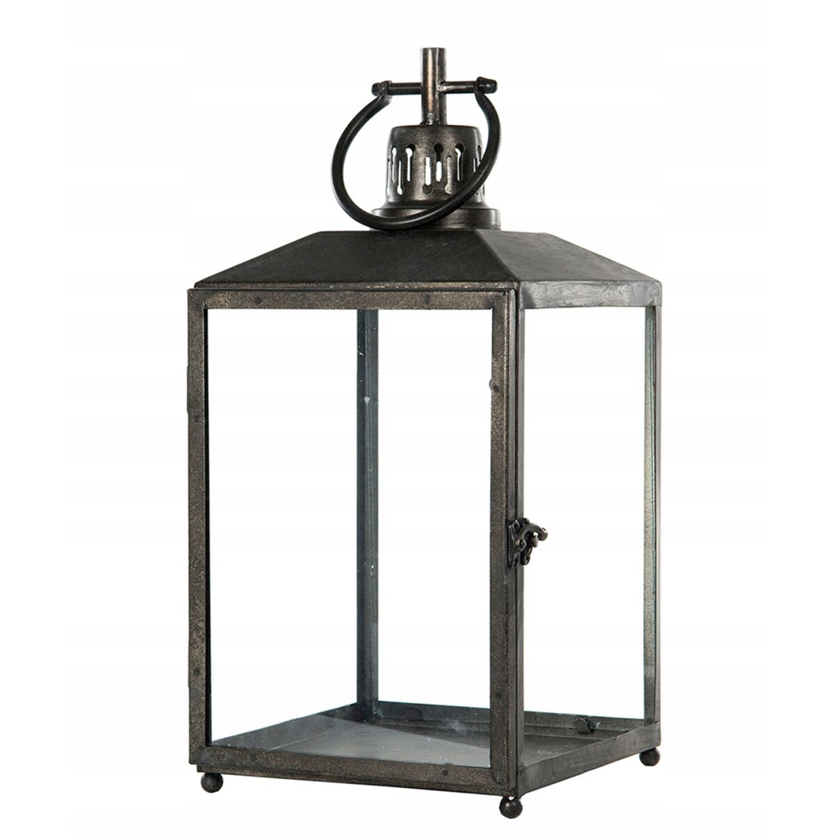 LAMPION LOFT stare srebro wys. 46cm