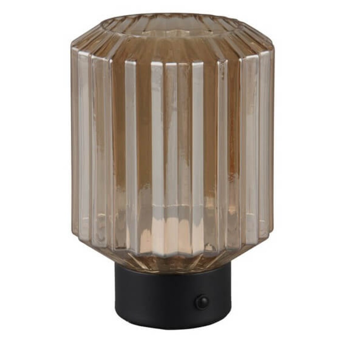 Nocna lampka Lord R57761113 RL Light LED 2W 3000K ładownie USB czarna bursztynowa