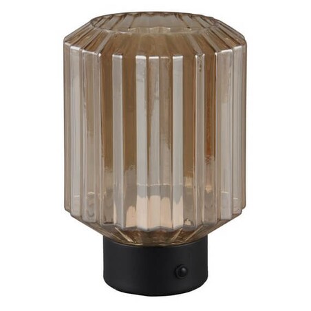 Nocna lampka Lord R57761113 RL Light LED 2W 3000K ładownie USB czarna bursztynowa