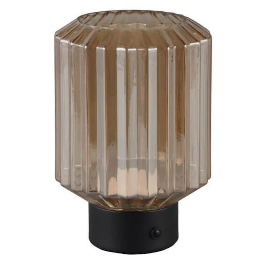 Nocna lampka Lord R57761113 RL Light LED 2W 3000K ładownie USB czarna bursztynowa