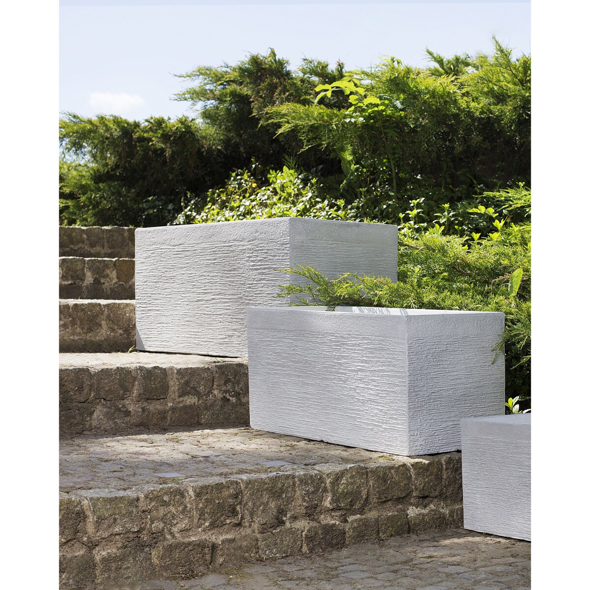Donica MYRA 80 cm Biały