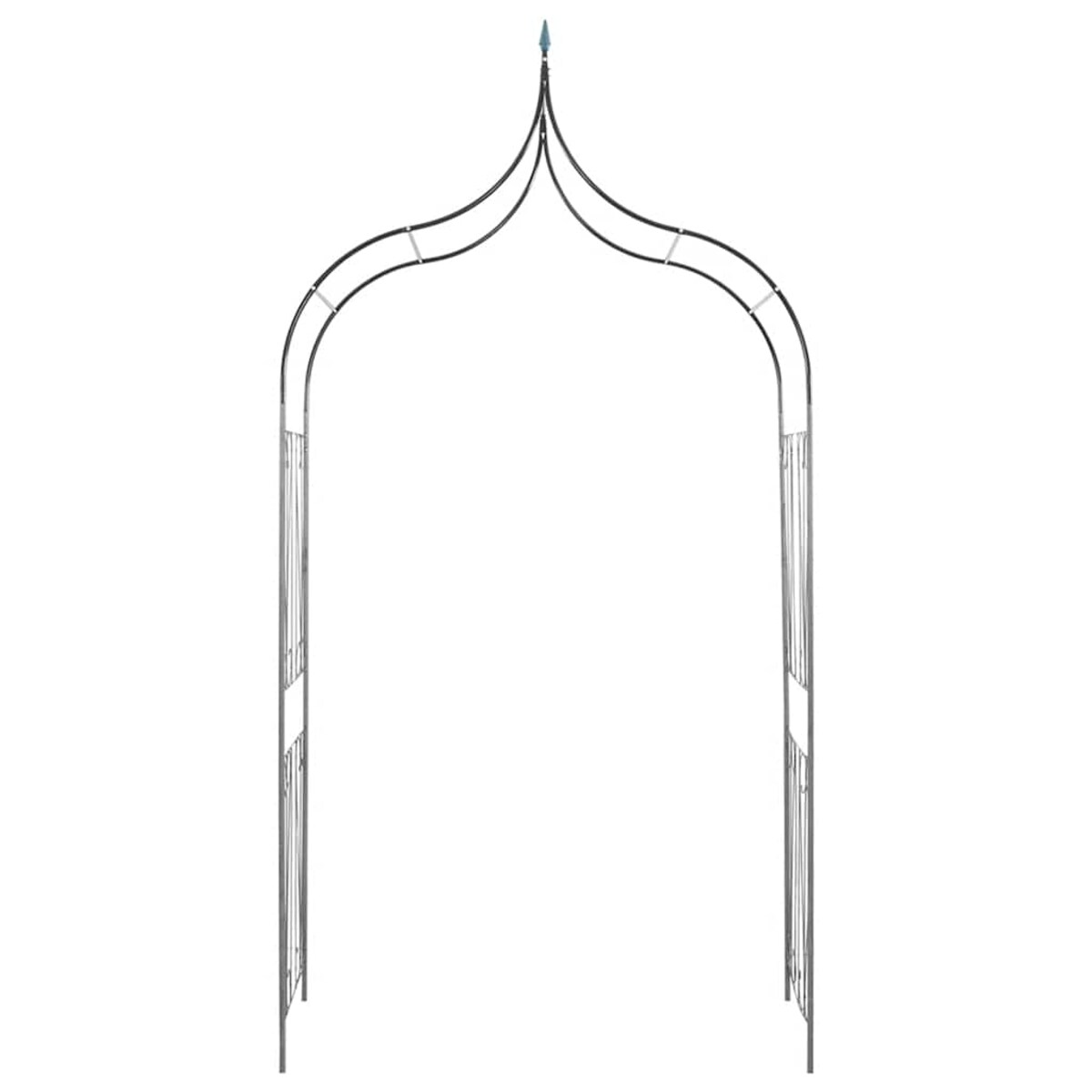 vidaXl Pergola ogrodowa  do roślin pnących, ciemnozielona