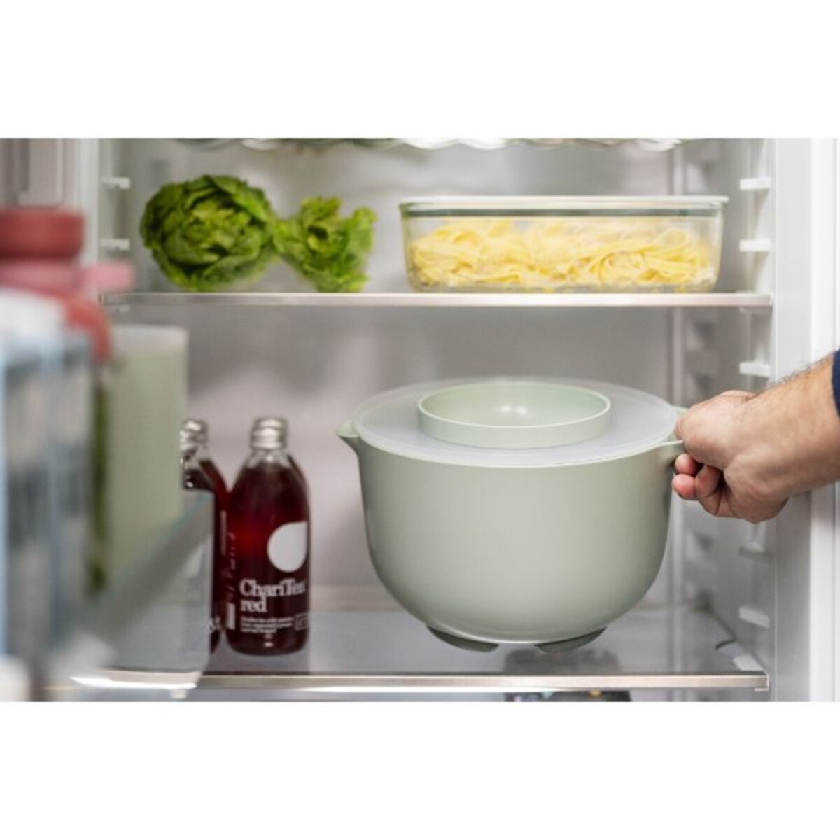 Miska do miksowania z pokrywą odporną na rozchlapywanie Chef It 3000 ml Navy 102306018100