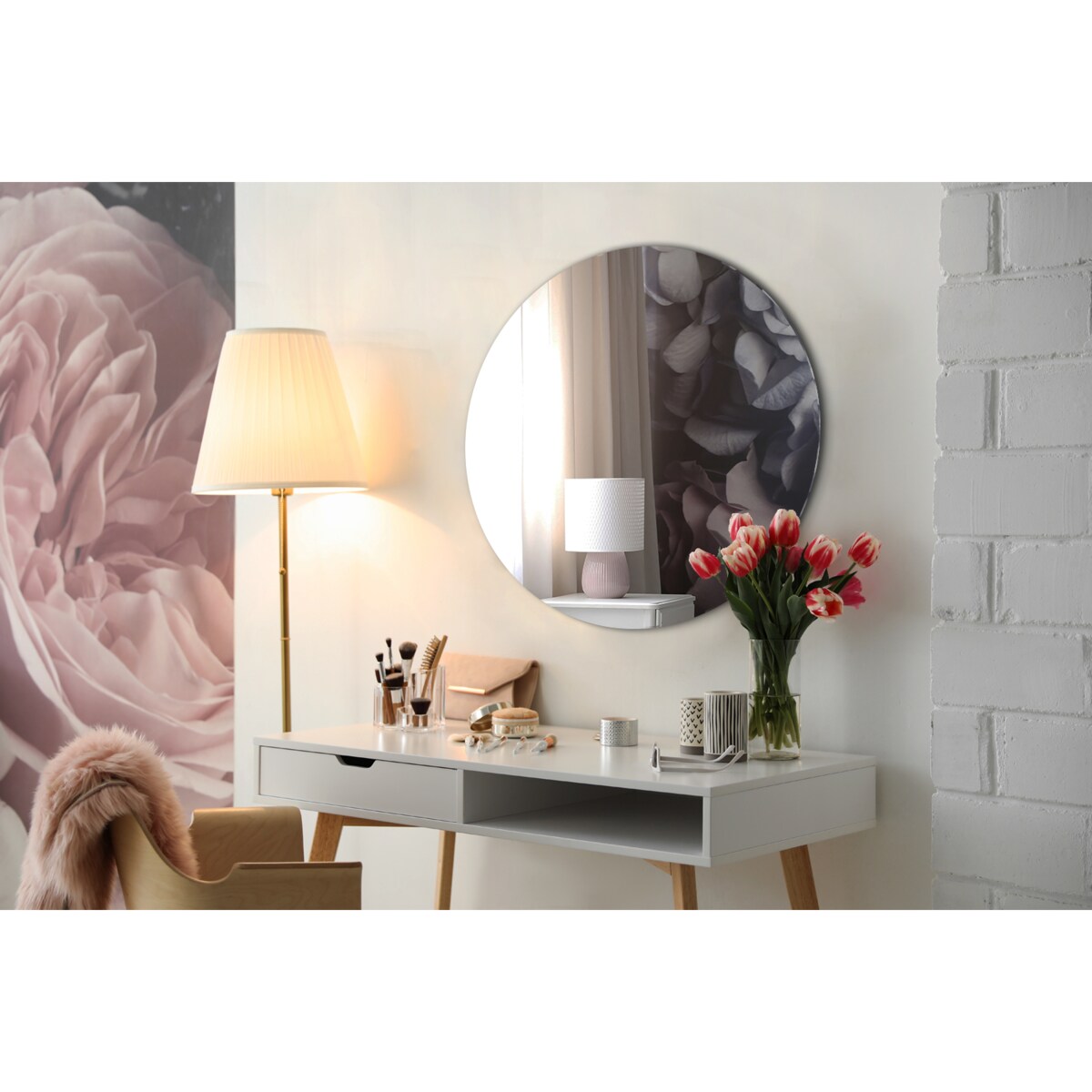 Lustro Ø 100 cm Okrągłe