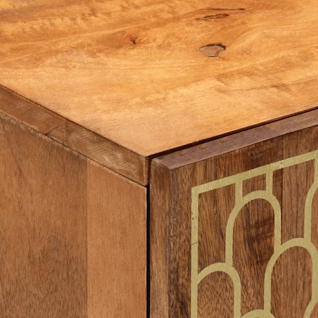 vidaXL Szafka łazienkowa, 38x33x58 cm, lite drewno mango