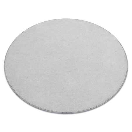 DYWAN koło CASHMERE srebrny 152 gładki koło 133 cm