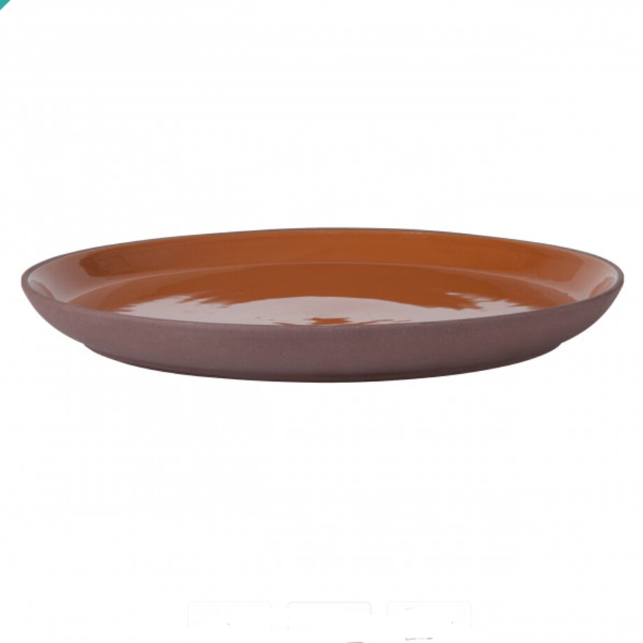 Talerz obiadowy Sienna, terracotta, 26 cm