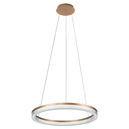 Lampa sufitowa wisząca Light Prestige Midway złoty LED CCT 3000, 4000, 6000 (regulowana) 1 szt.