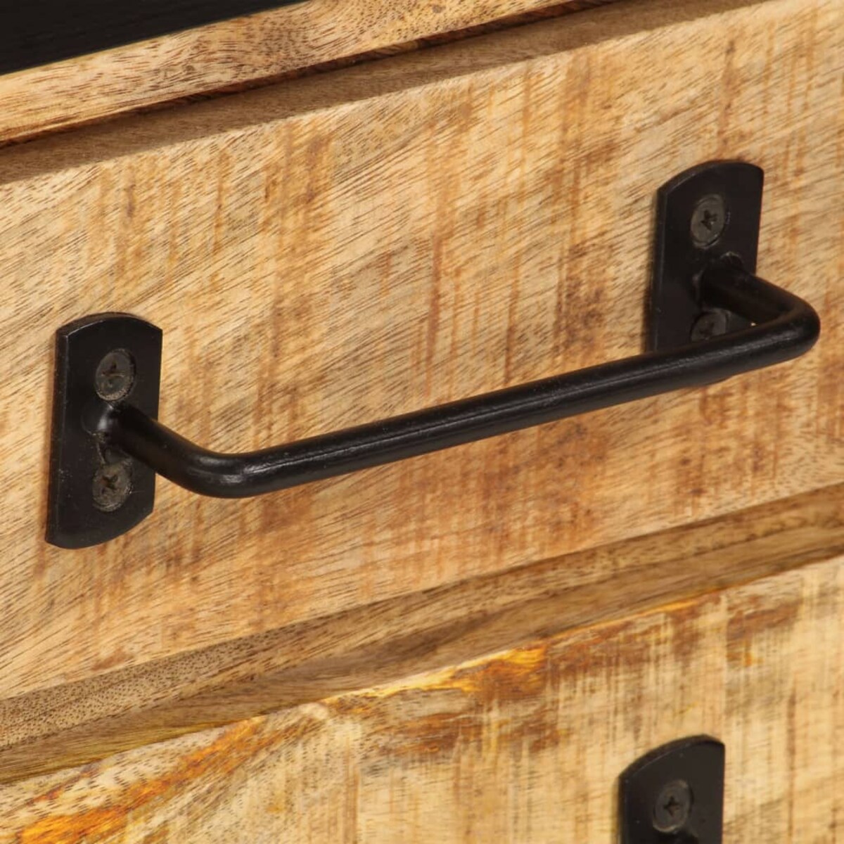 vidaXL Szafka pod TV z szufladami, 120x30x40 cm, lite drewno mango