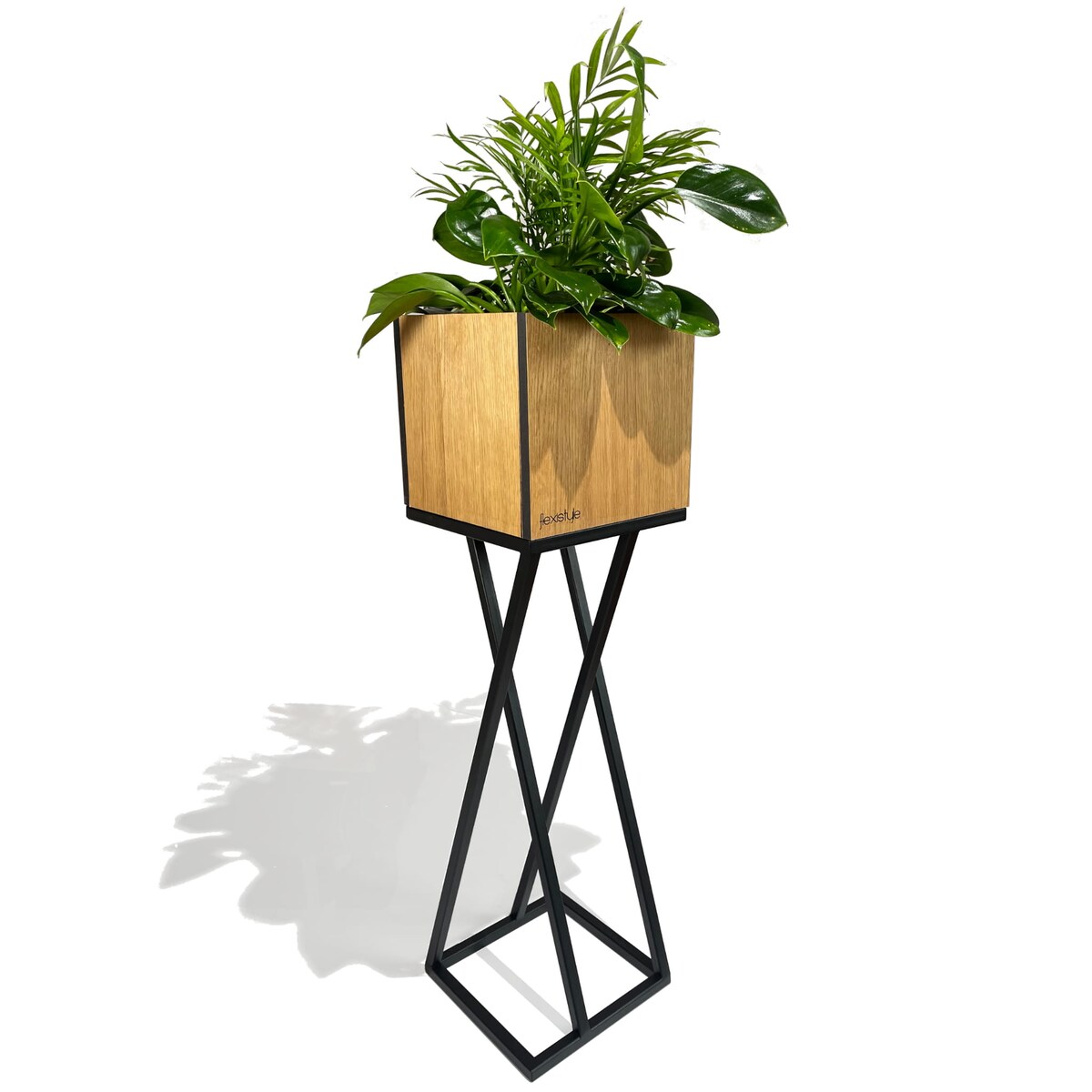 Kwietnik loftowy Shape Oak 22x22x80 cm