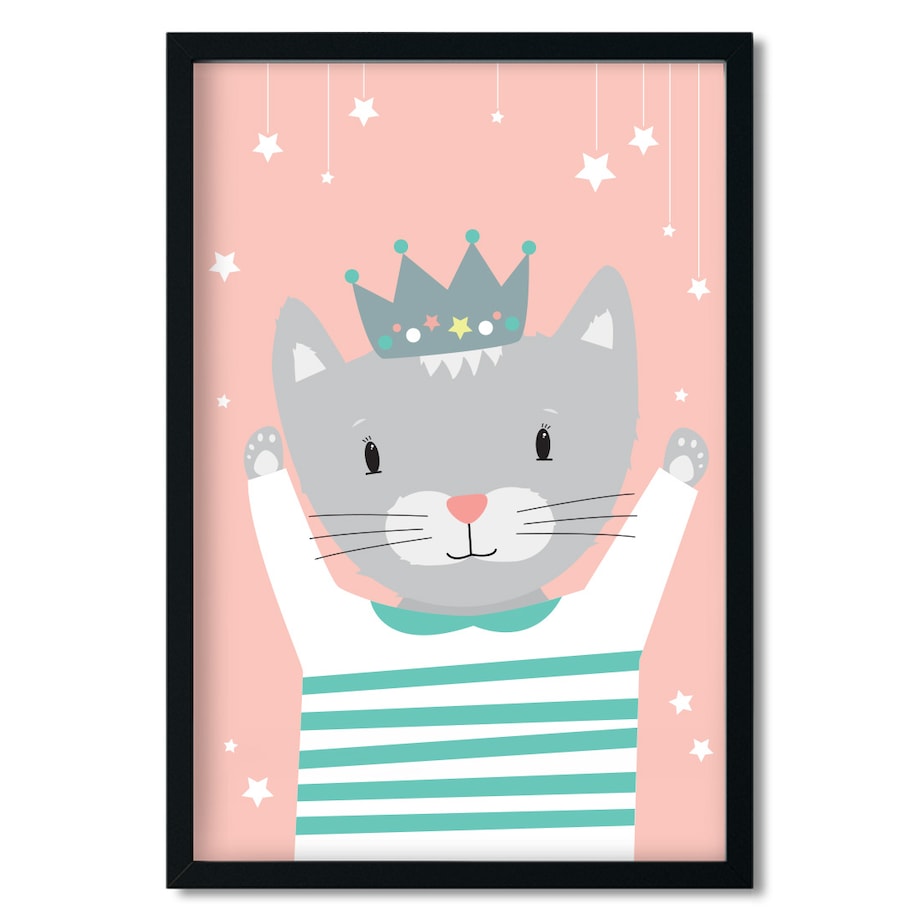 Plakat dla dzieci Kotka Mia 20x30