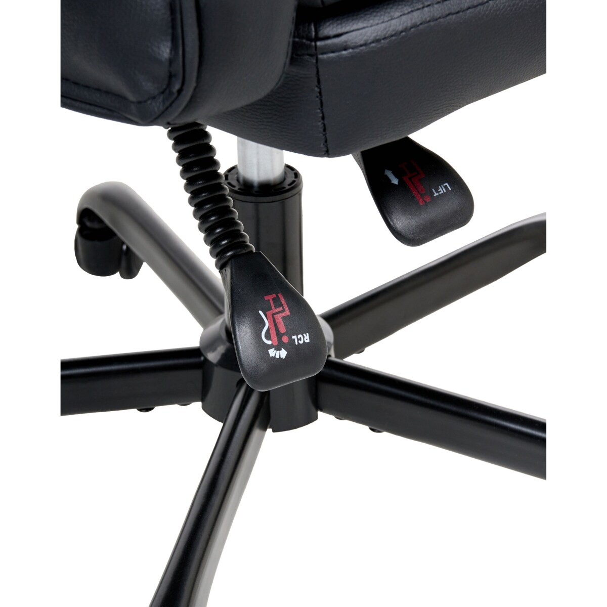 Fotel biurowy SERENE Ekoskóra Czarny