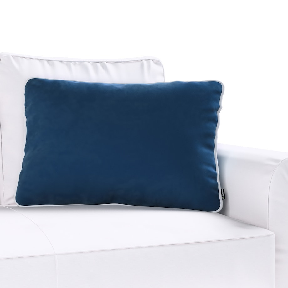 Poszewka Laura na poduszkę prostokątna 60 x 40 cm 60x40 granat
