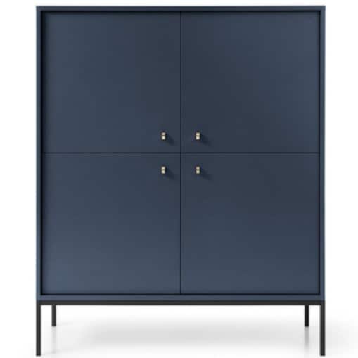 Komoda Evora wysoka granatowa