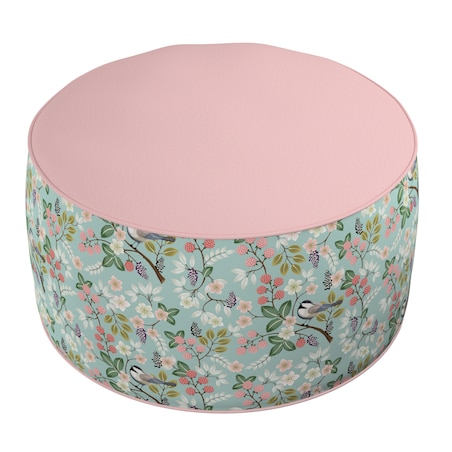 Puf dwukolorowy Coli, niebieski, 50x25 cm, Magic Collection