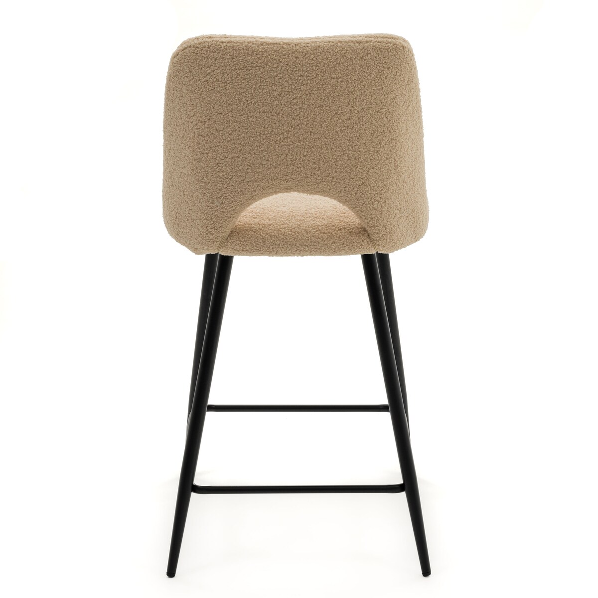 HOKER TAPICEROWANY BOUCLE TEDDY DO SALONU JADALNI BAROWY NOWOCZESNY ORO BEŻOWY