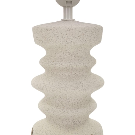 Lampa stołowa Tribal, kolor wielokolorowy, ceramika, żelazo i tkanina, 22,5 x 22,5 x 57 cm, 1 x E27, max. 40 W, styl nowoczesny, Mauro Ferretti