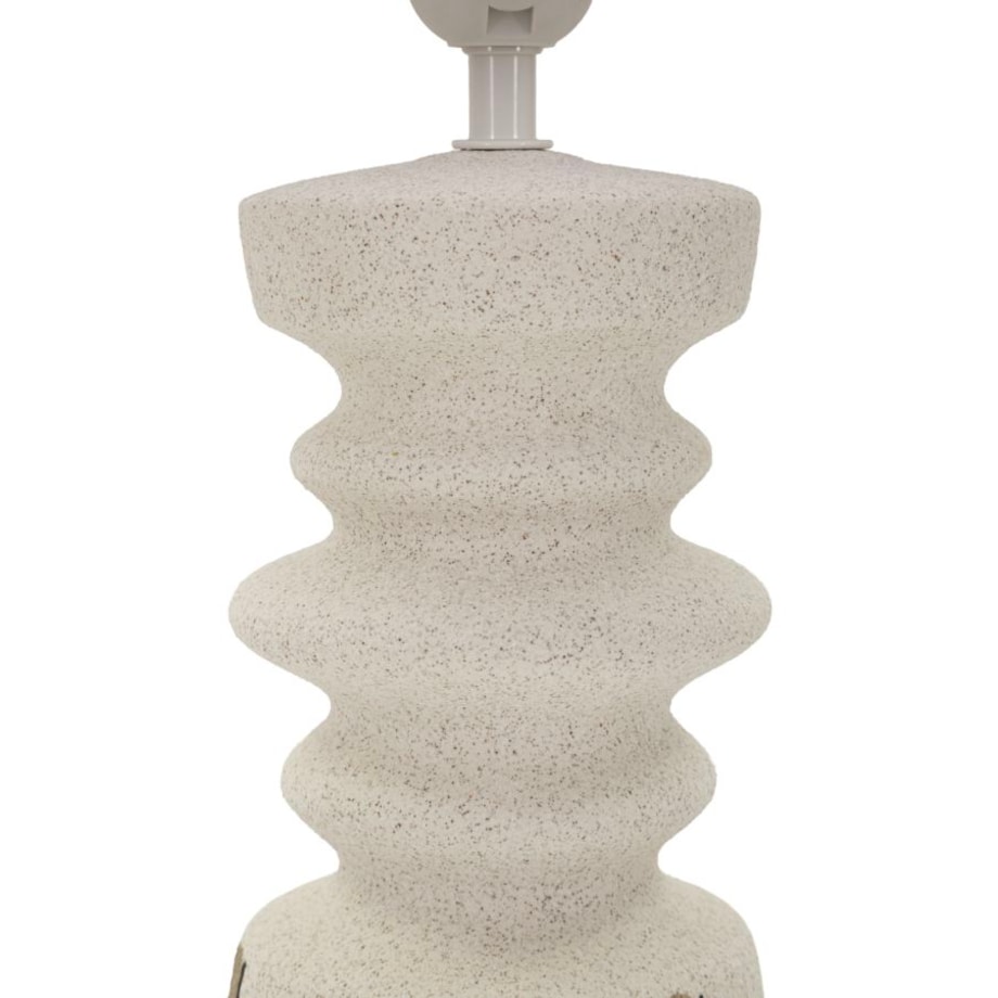 Lampa stołowa Tribal, kolor wielokolorowy, ceramika, żelazo i tkanina, 22,5 x 22,5 x 57 cm, 1 x E27, max. 40 W, styl nowoczesny, Mauro Ferretti