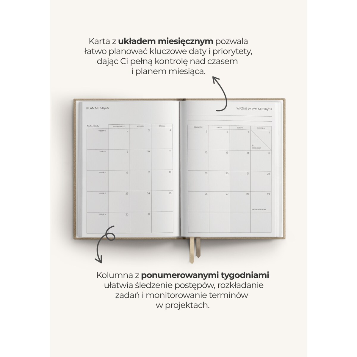 Planner Tygodniowy 2026 – Blueberry