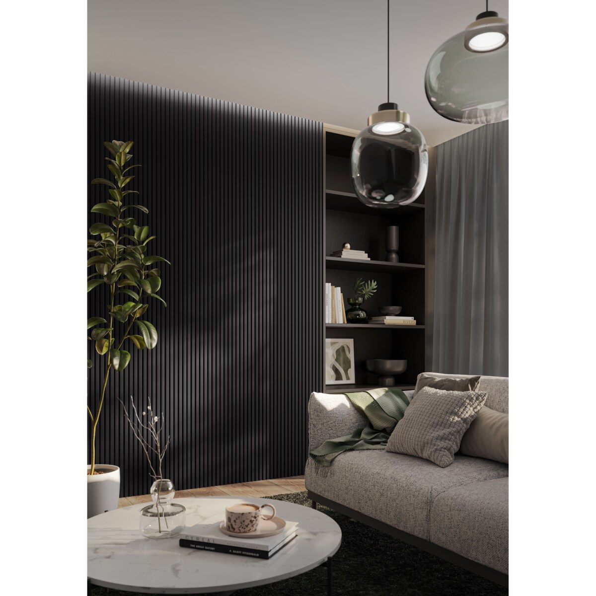 MINILAMELE - CZARNY MAT