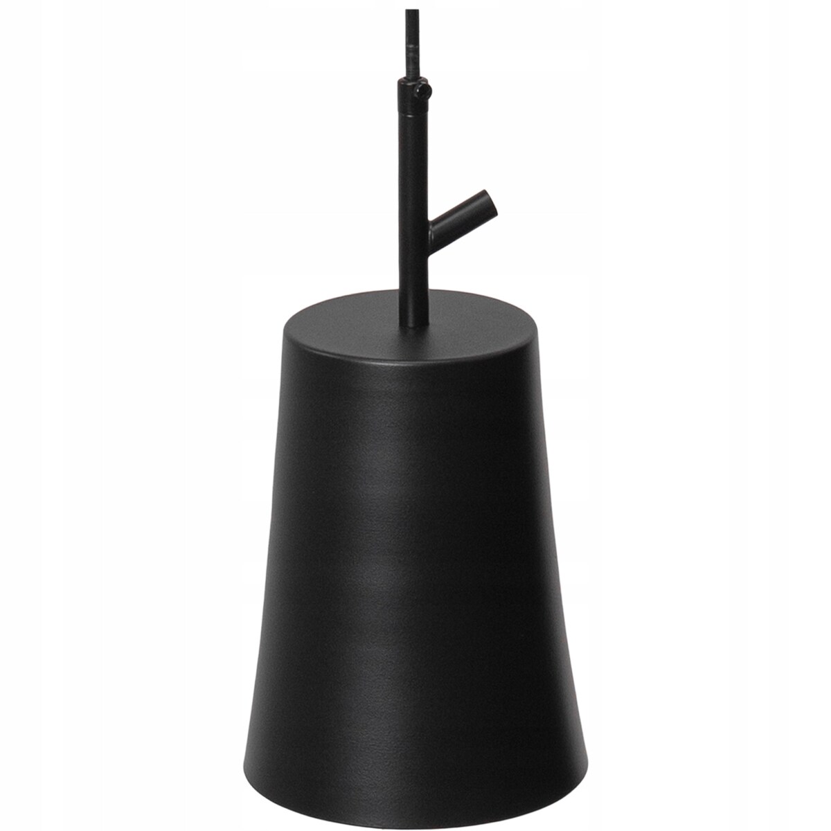Lampa Wisząca Tuba Czarna Metal Black Industrial