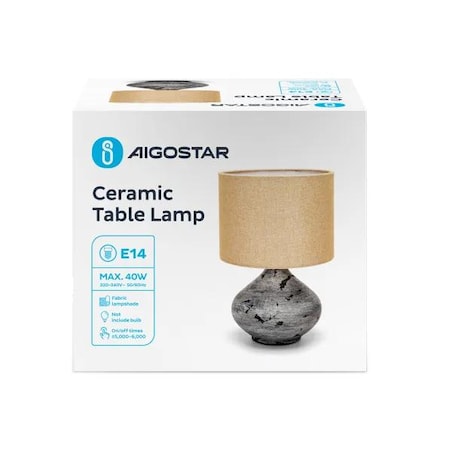 Ceramiczna lampa stołowa FARA 31 cm