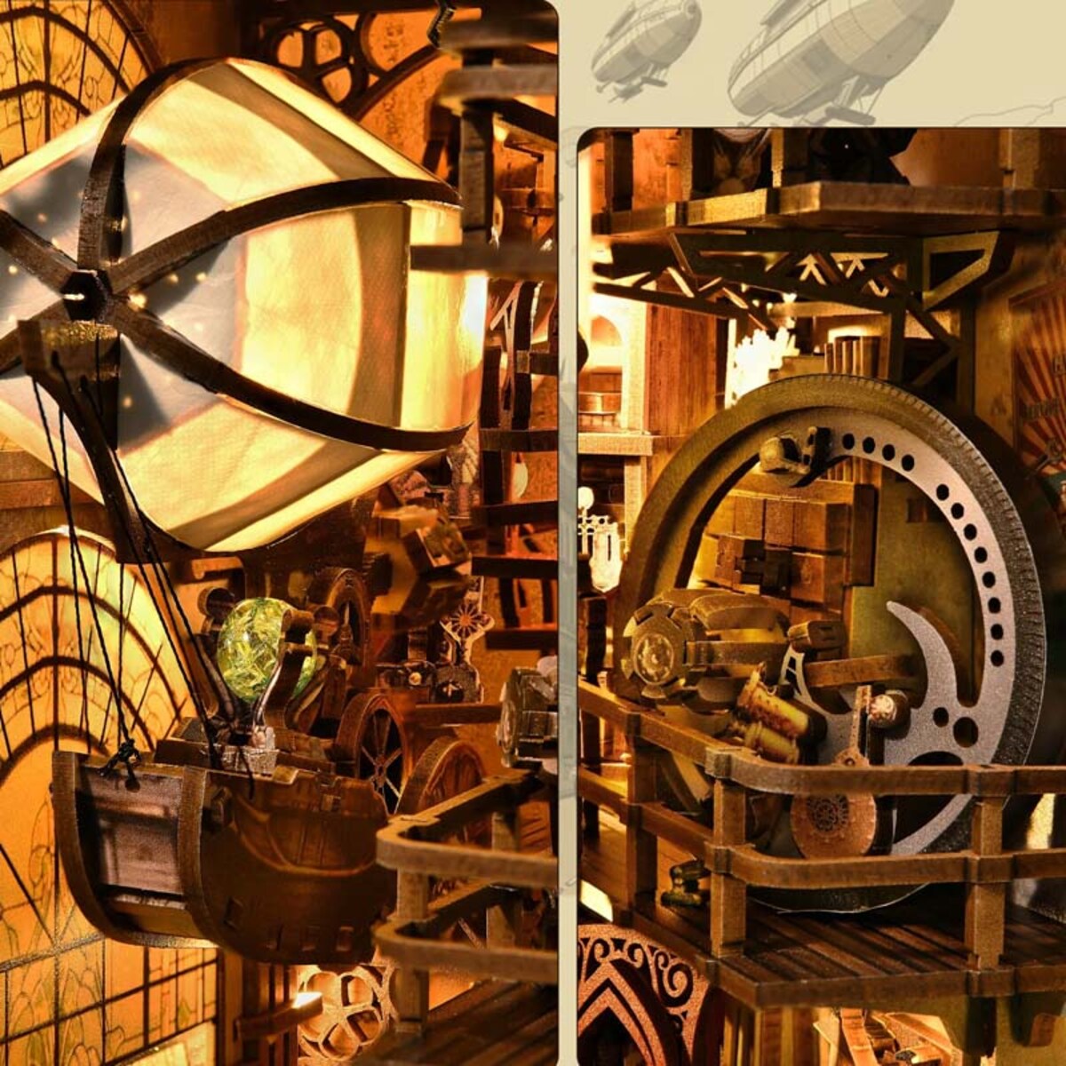 Miniaturowy domek Book Nook - Nautilius