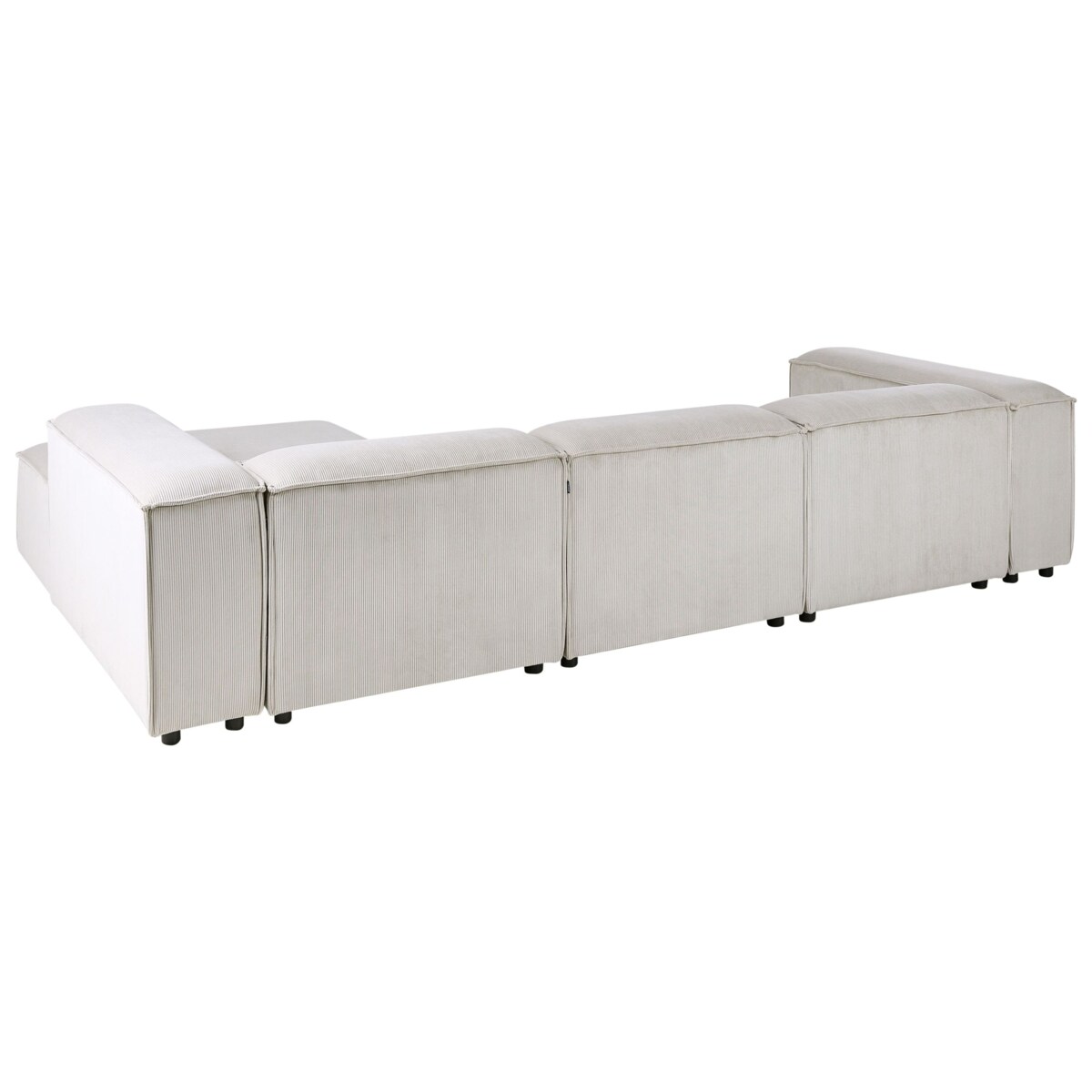 Narożnik modułowy dla 4 osób ARDAL Sztruks Beżowoszary Lewostronny