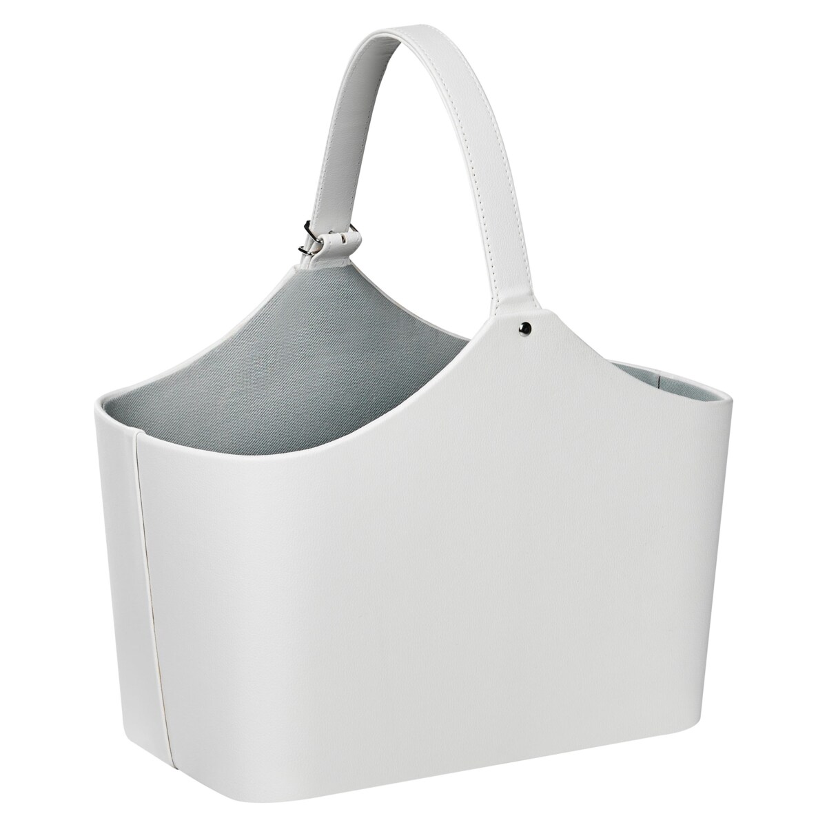 Kosz ekoskóra jasnoszary ELAM