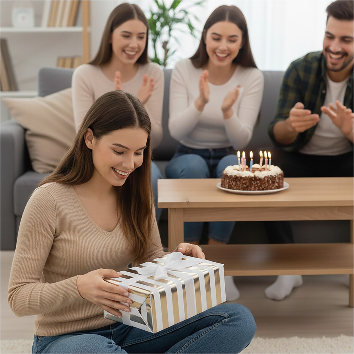 Papier do pakowania prezentów 25 METRÓW MEGAROLKA Urodzinowy Do Paczek Ozdobny