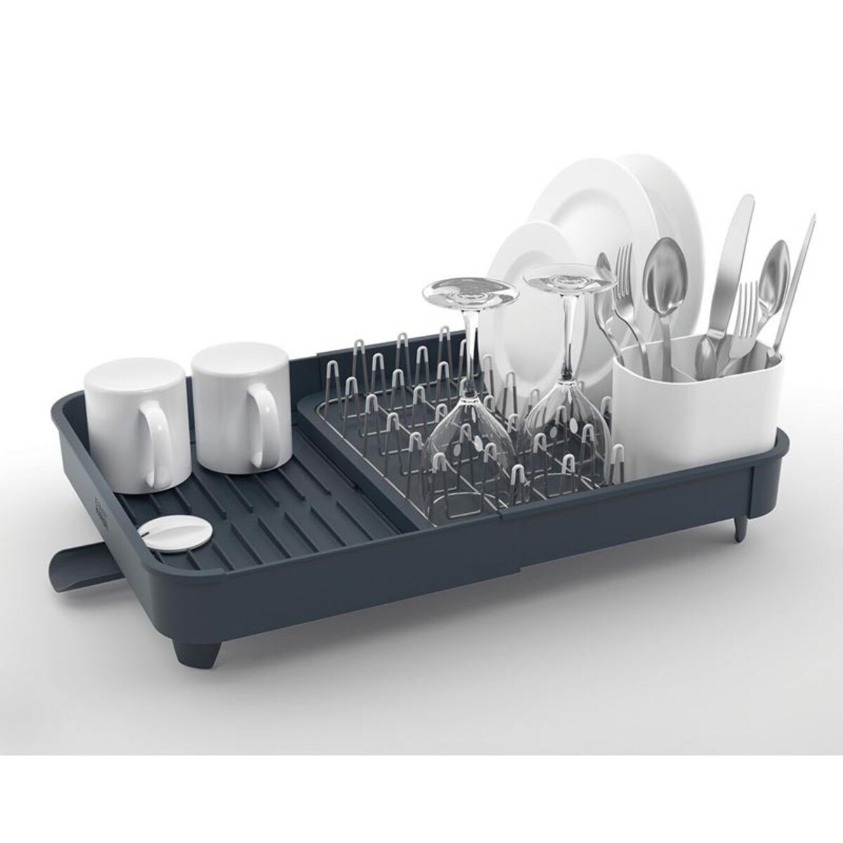Składana suszarka do naczyń szara EXTEND, 36 x 32 x 9 cm, Joseph Joseph