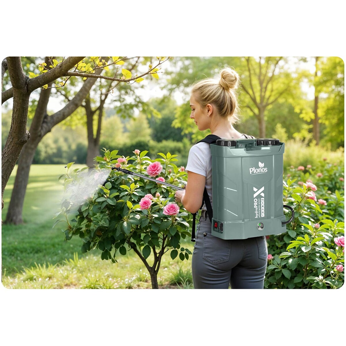 Opryskiwacz akumulatorowy Plonos PL-602 plecakowy elektryczny 16L 460201