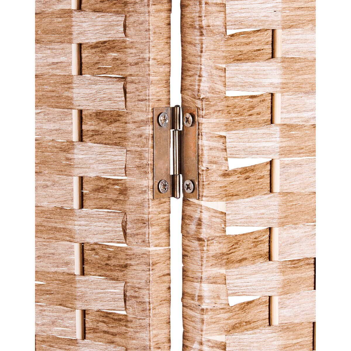 Parawan TRAFOI 170 x 158 cm Jasne drewno Drewno